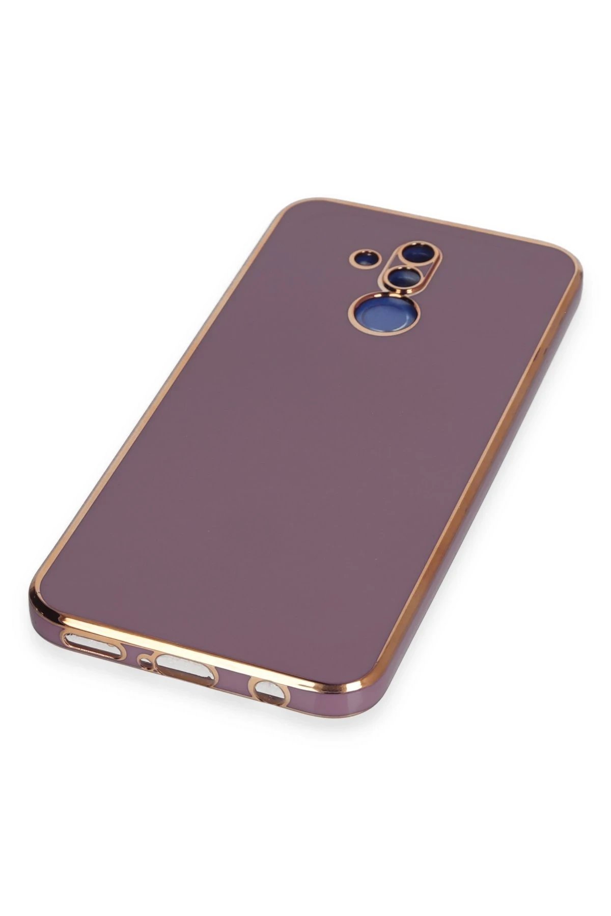 Newface Huawei Mate 20 Lite Kılıf Volet Silikon - Mor