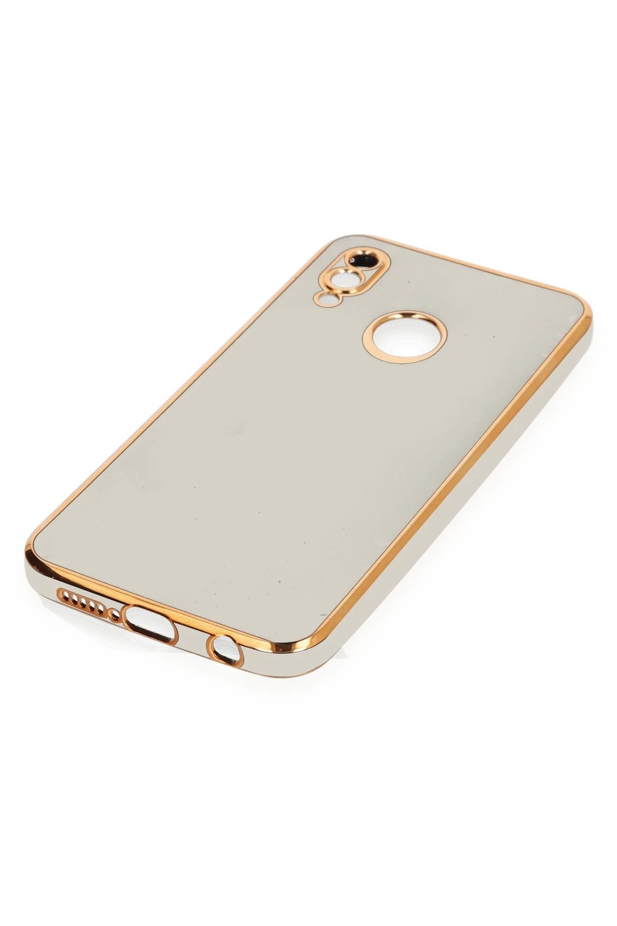 Newface Huawei P20 Lite Kılıf Volet Silikon - Beyaz