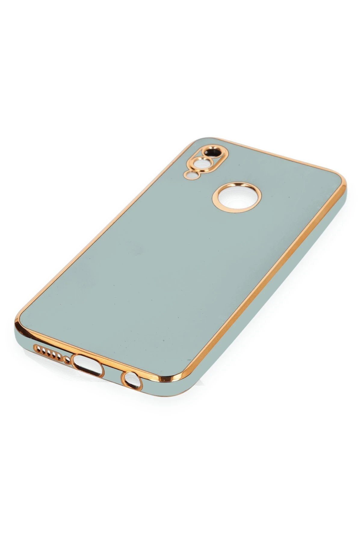 Newface Huawei P20 Lite Kılıf Volet Silikon - Açık Yeşil