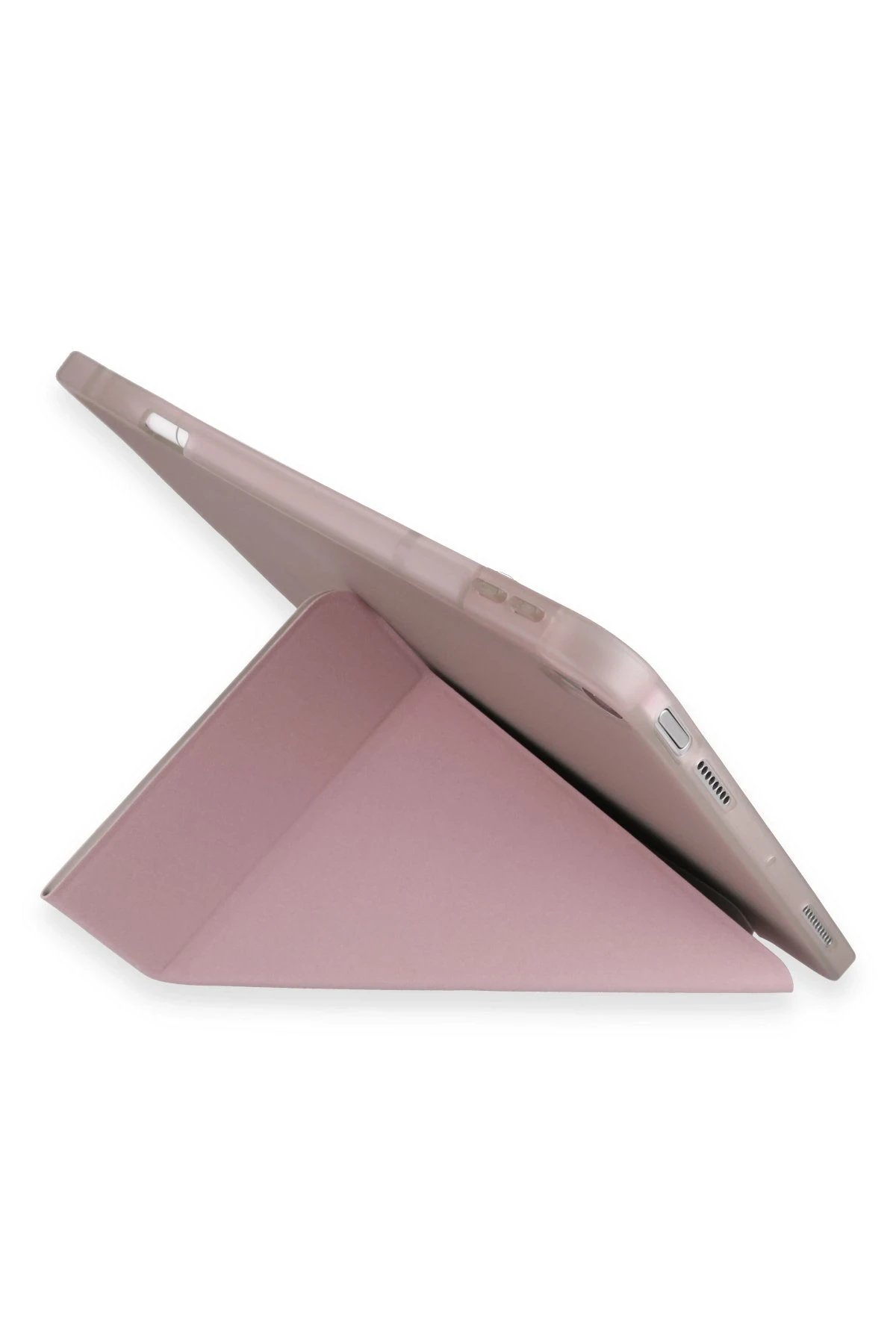 Newface Huawei MatePad SE 11 Kılıf Kalemlikli Mars Tablet Kılıfı - Rose Gold