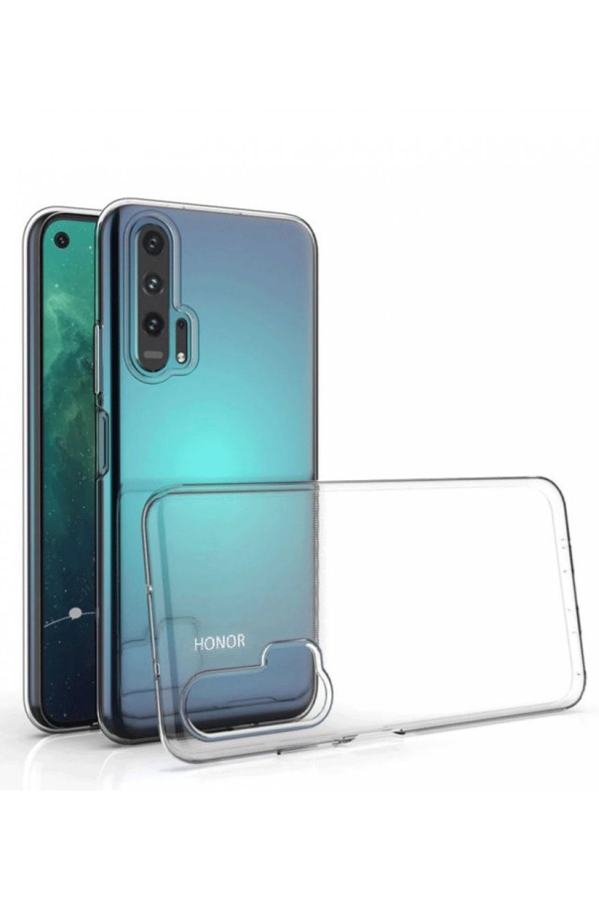 Newface Huawei Honor 20 Kılıf Lüx Şeffaf Silikon