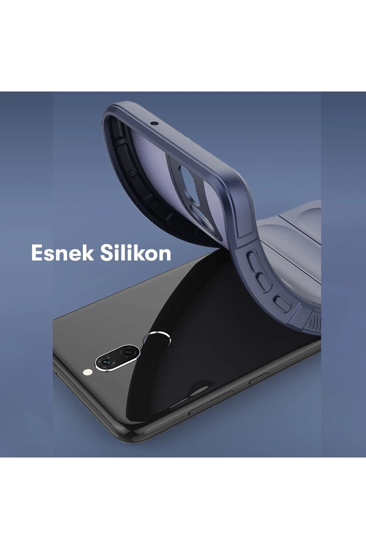 Newface Huawei Mate 10 Lite Kılıf Optimum Silikon - Lacivert