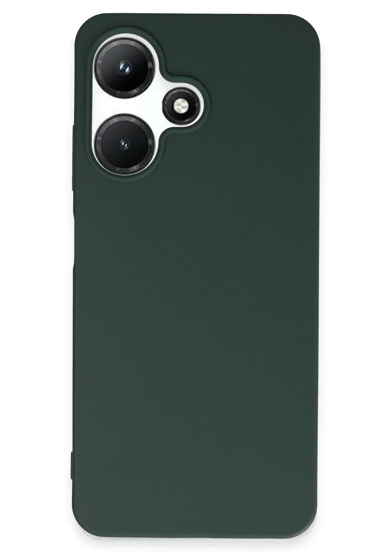 Newface İnfinix Hot 30i Kılıf First Silikon - Koyu Yeşil