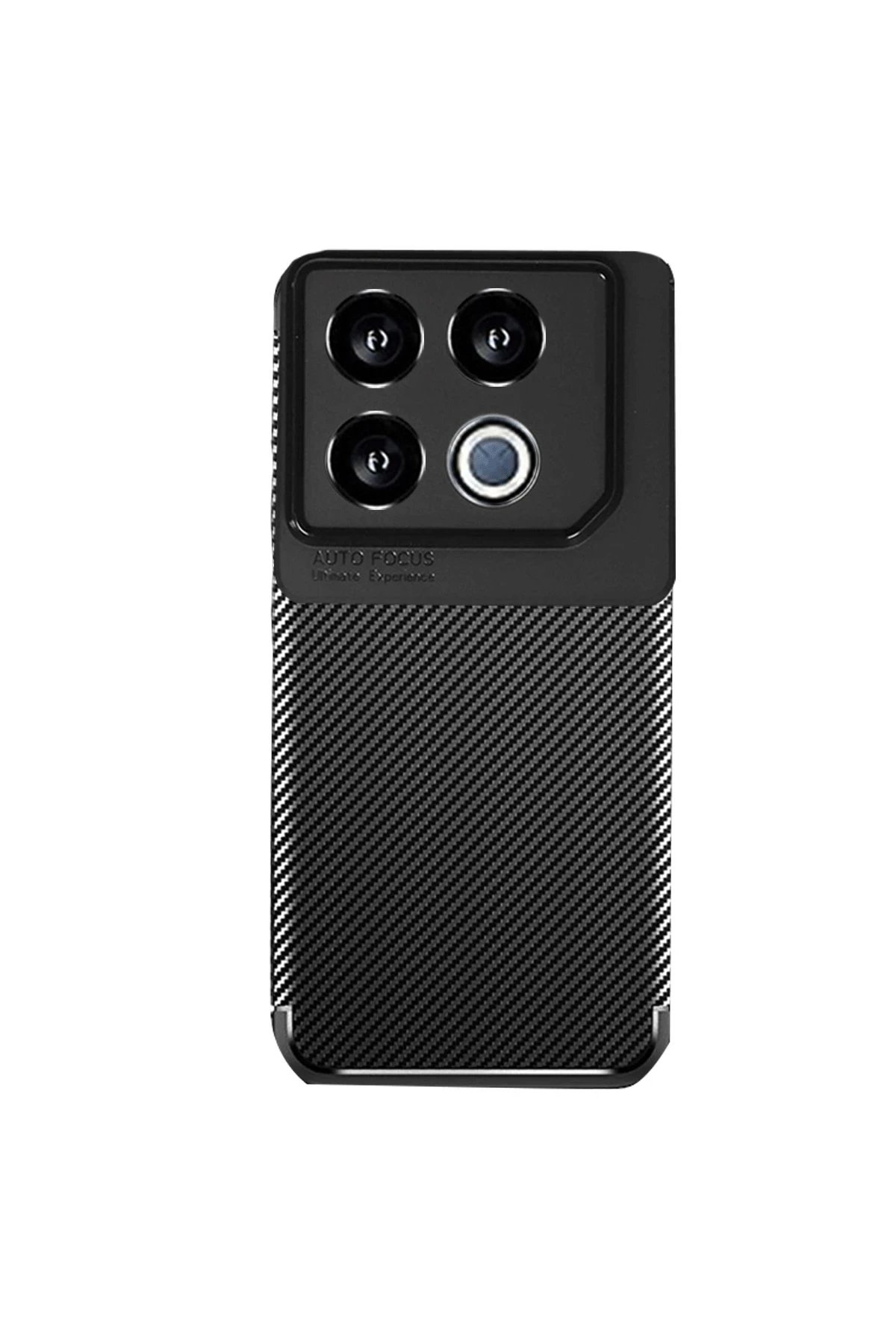 Newface İnfinix GT 20 Pro Kılıf Auto Focus Karbon Kapak - Siyah