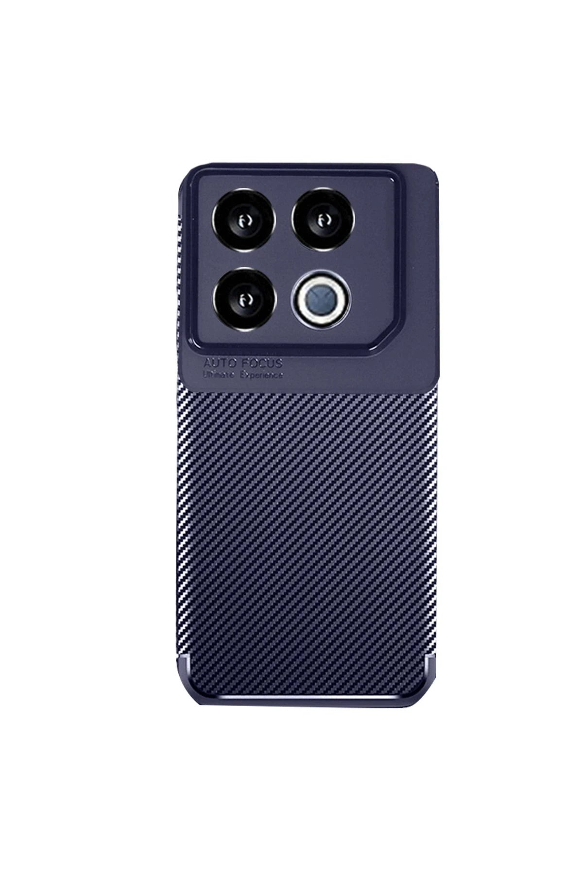 Newface İnfinix GT 20 Pro Kılıf Auto Focus Karbon Kapak - Lacivert