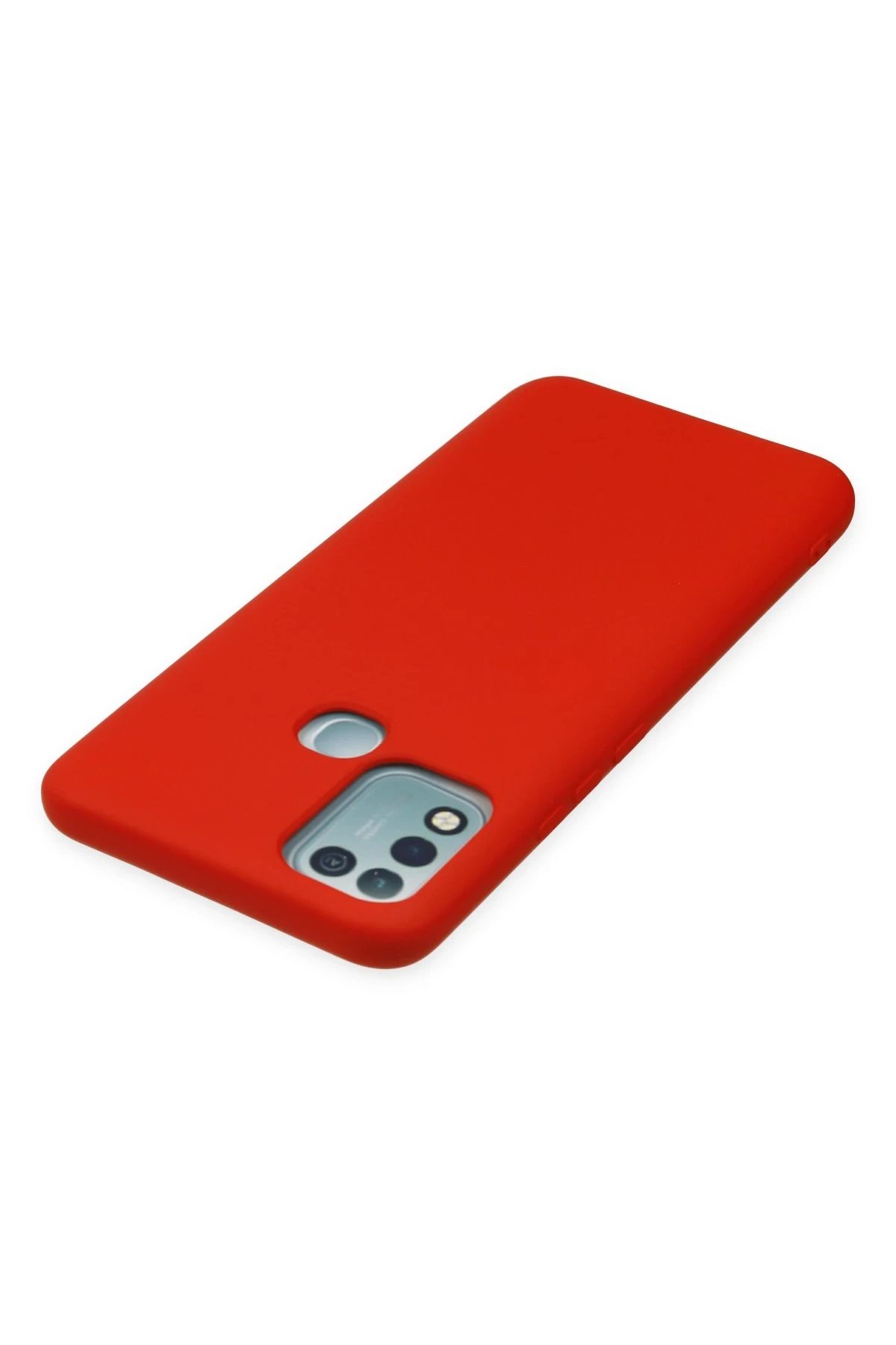 Newface İnfinix Hot 10 Play Kılıf Nano içi Kadife Silikon - Kırmızı