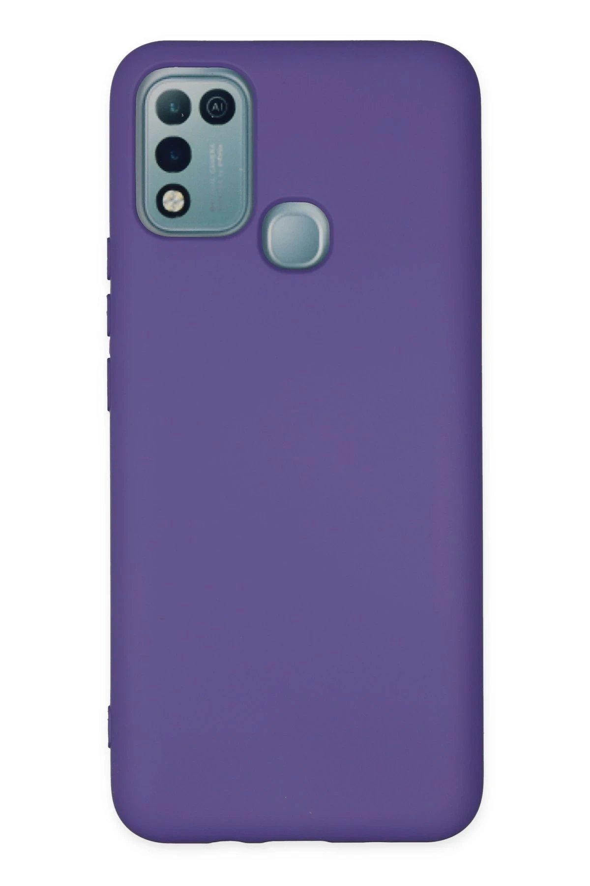 Newface İnfinix Hot 10 Play Kılıf Nano içi Kadife Silikon - Mor