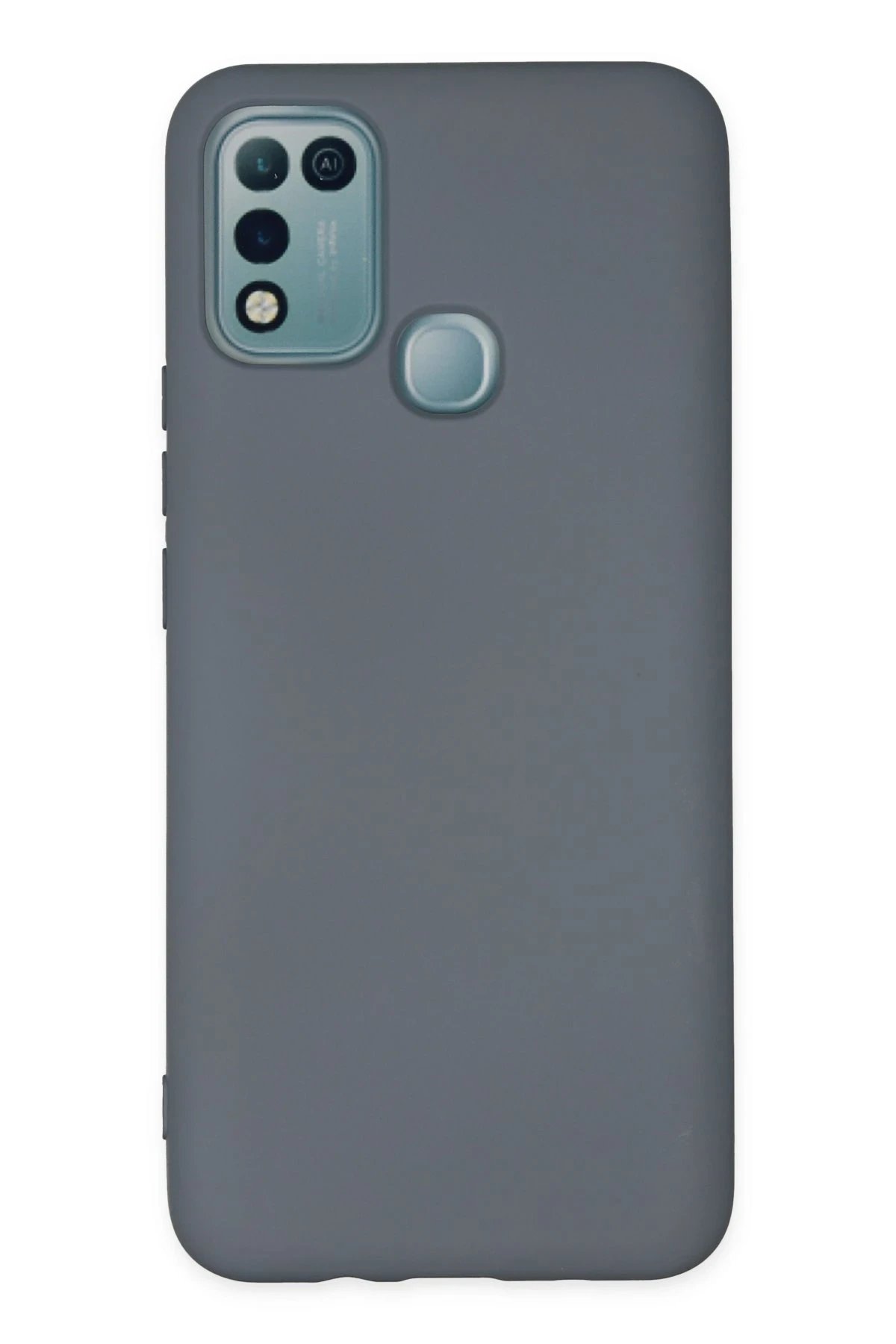 Newface İnfinix Hot 10 Play Kılıf Nano içi Kadife Silikon - Gri