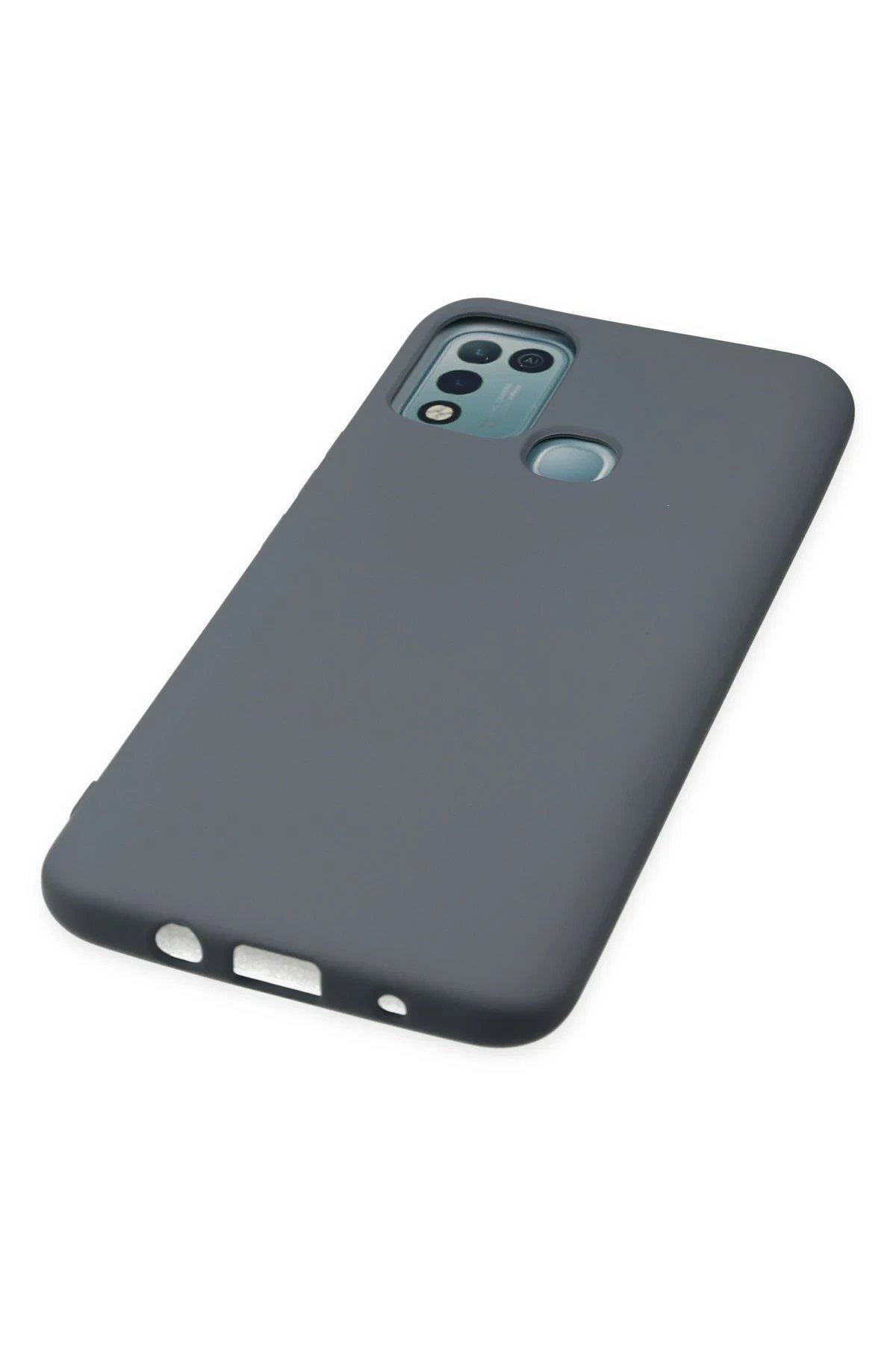 Newface İnfinix Hot 10 Play Kılıf Nano içi Kadife Silikon - Gri