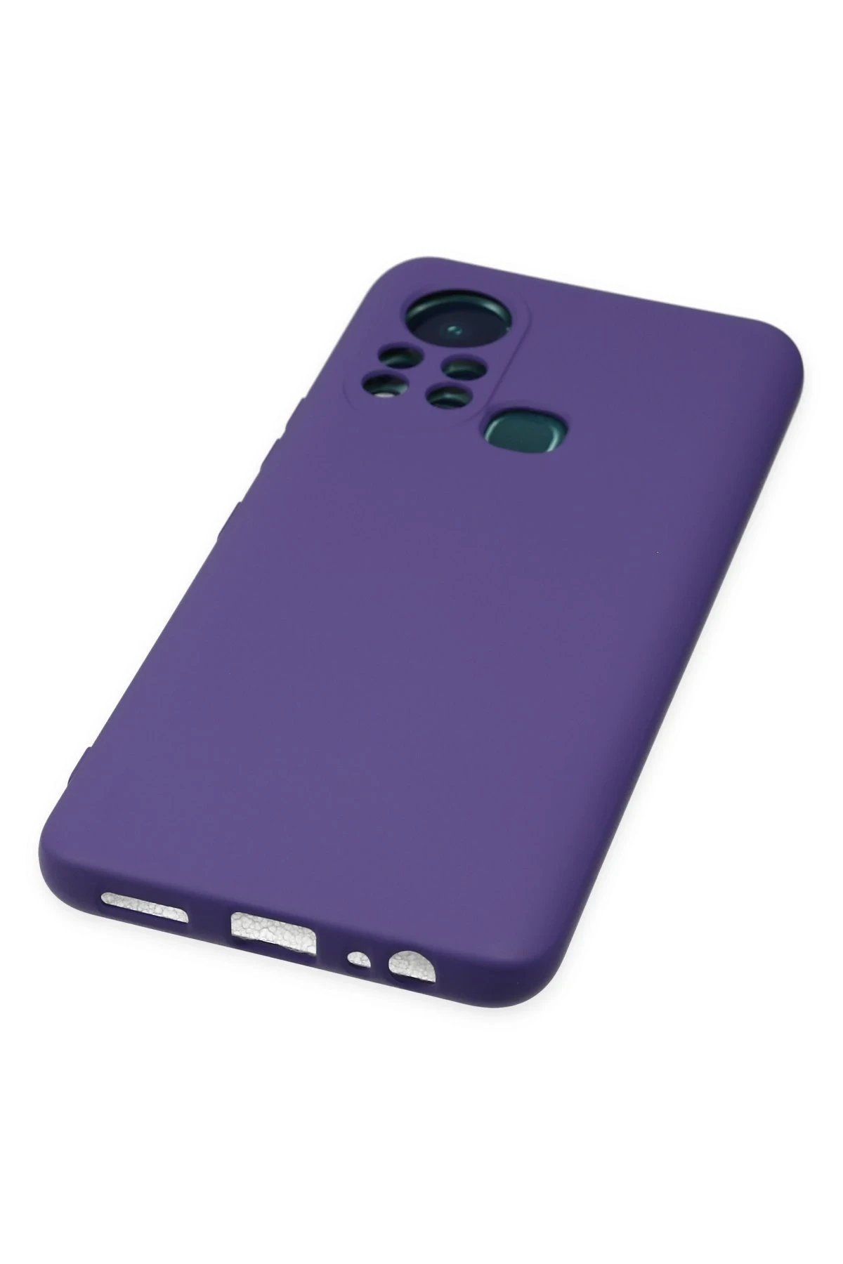 Newface İnfinix Hot 11s Kılıf Nano içi Kadife Silikon - Mor