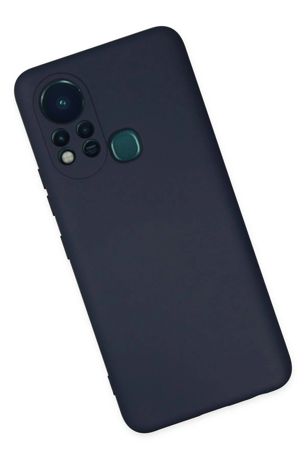 Newface İnfinix Hot 11s Kılıf Nano içi Kadife Silikon - Lacivert