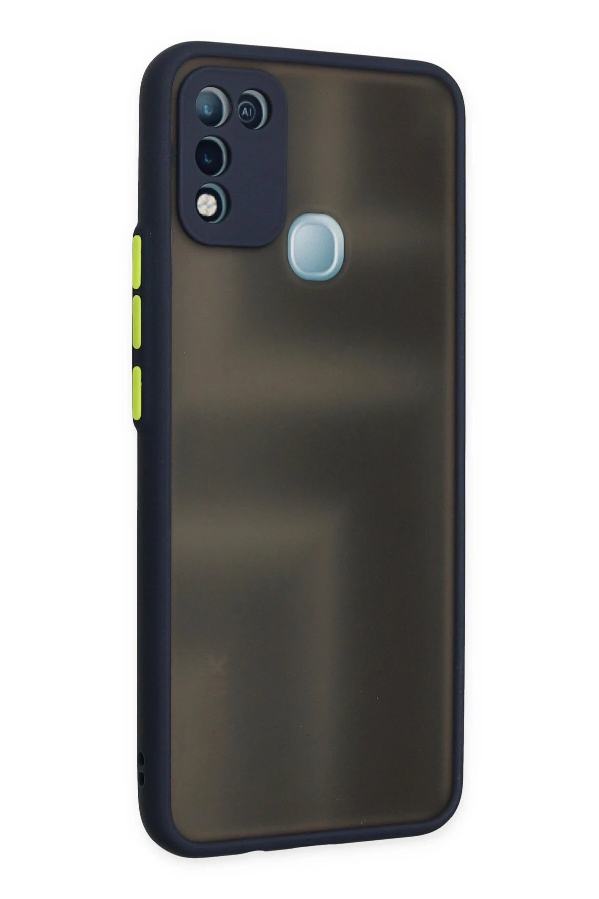 Newface İnfinix Hot 10 Play Kılıf Montreal Silikon Kapak - Lacivert