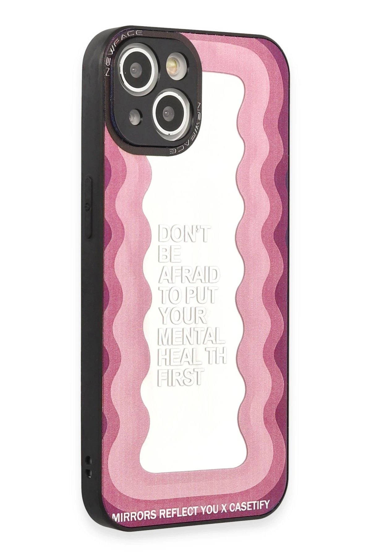 Newface iPhone 15 Kılıf Mirror Desenli Kapak - Mirror - 11