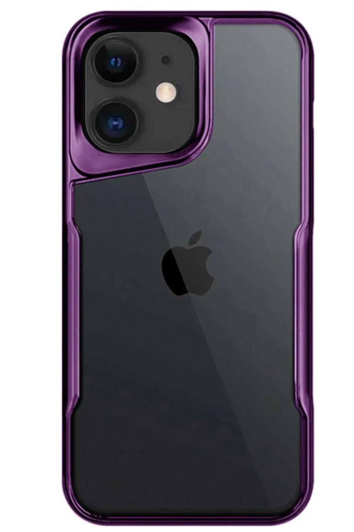 Newface iPhone 11 Kılıf Boyi Silikon Kapak - Derin Mor