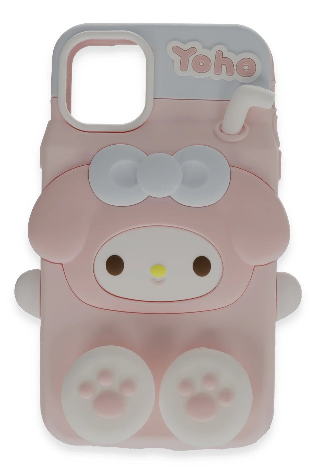 Newface iPhone 12 Kılıf Poky Karakter Silikon Kapak - Desen 2