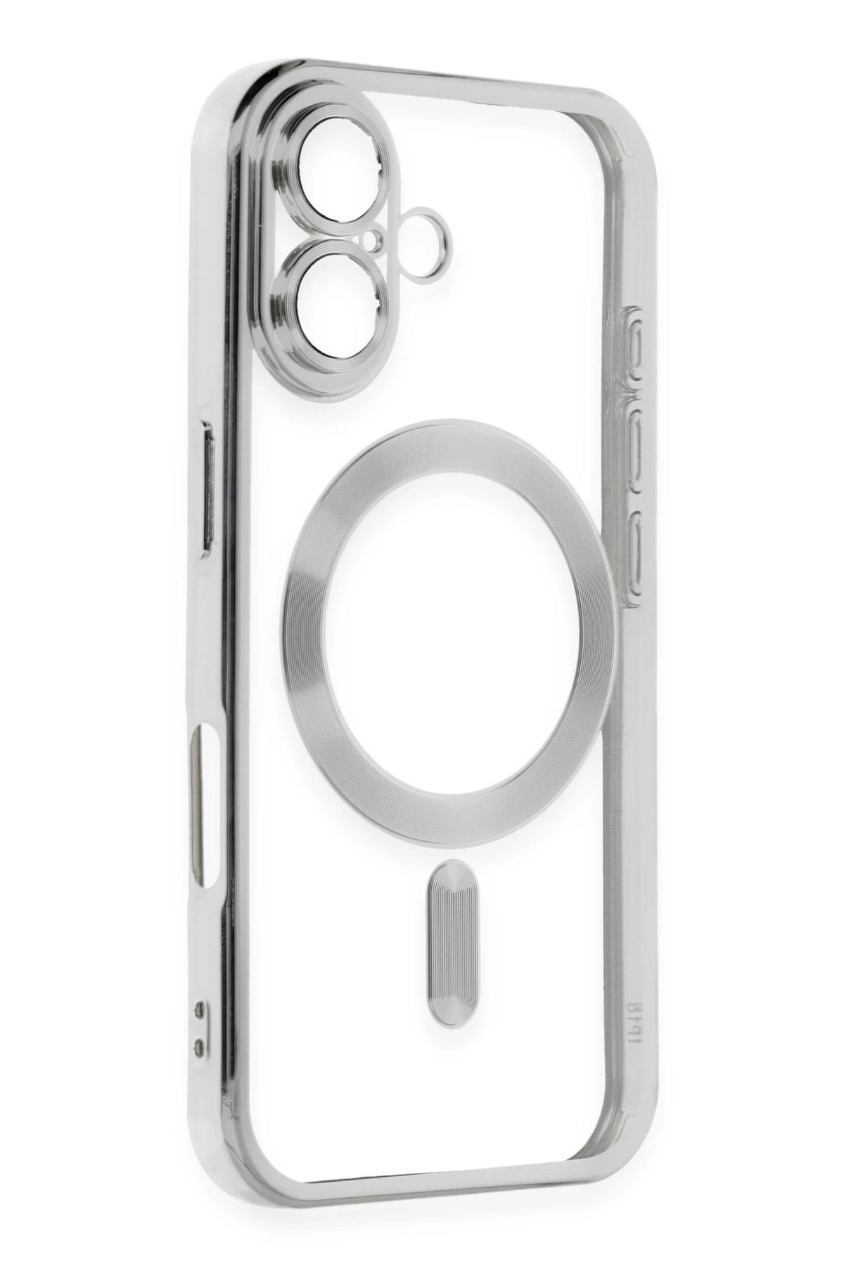 Newface iPhone 16 Plus Kılıf Kross Magneticsafe Kapak - Gümüş