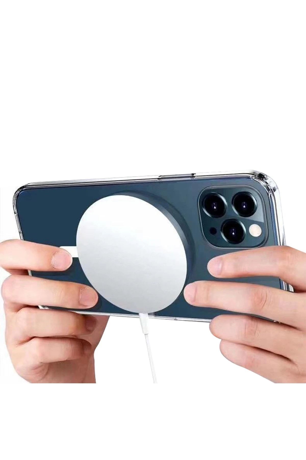 Newface iPhone 16 Pro Max Kılıf Pc Real Magsafe Kapak - Şeffaf