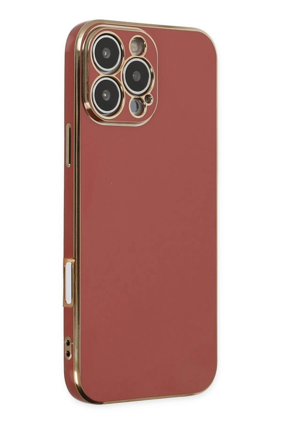 Newface iPhone 16 Pro Kılıf Volet Silikon - Kırmızı