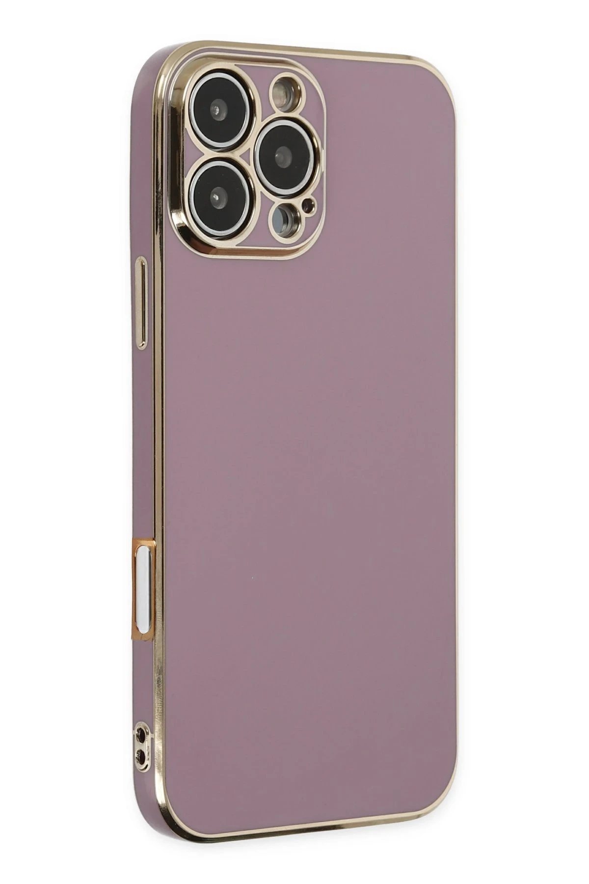 Newface iPhone 16 Pro Max Kılıf Volet Silikon - Mor