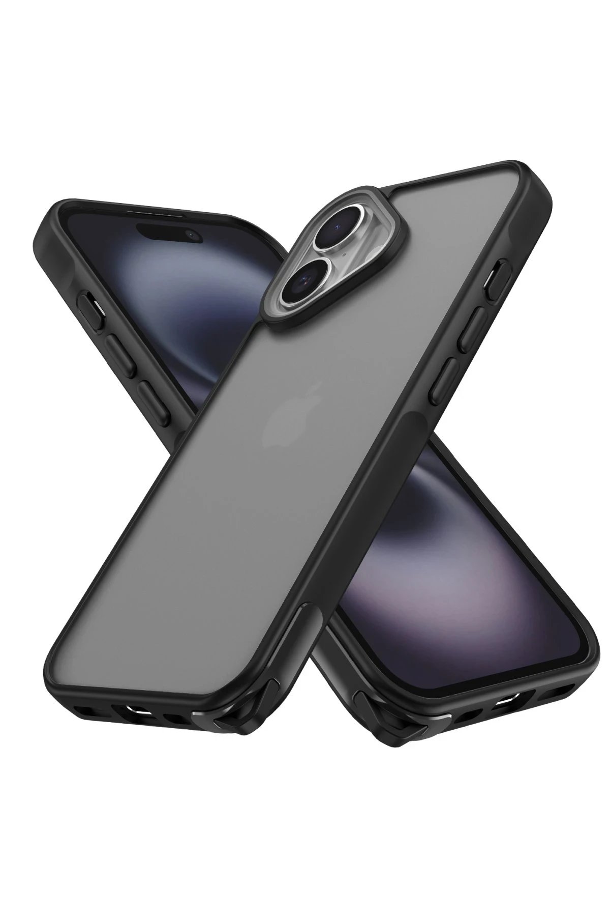 Newface iPhone 16 Kılıf Elegant Kapak - Siyah