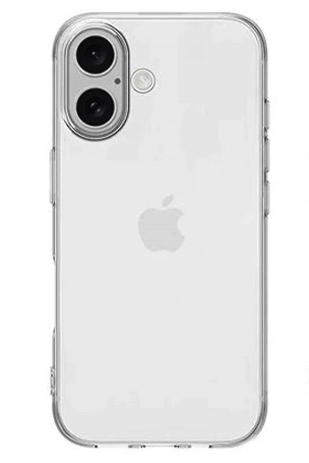 Newface iPhone 16 Kılıf Lüx Şeffaf Silikon