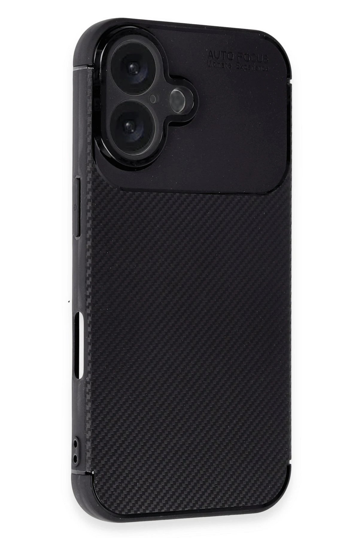 Newface iPhone 16 Plus Kılıf Auto Focus Karbon Kapak - Siyah