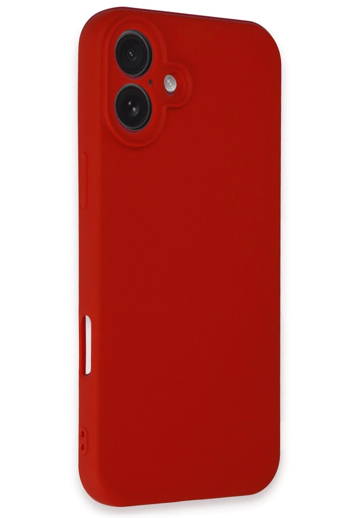 Newface iPhone 16 Kılıf First Silikon - Kırmızı