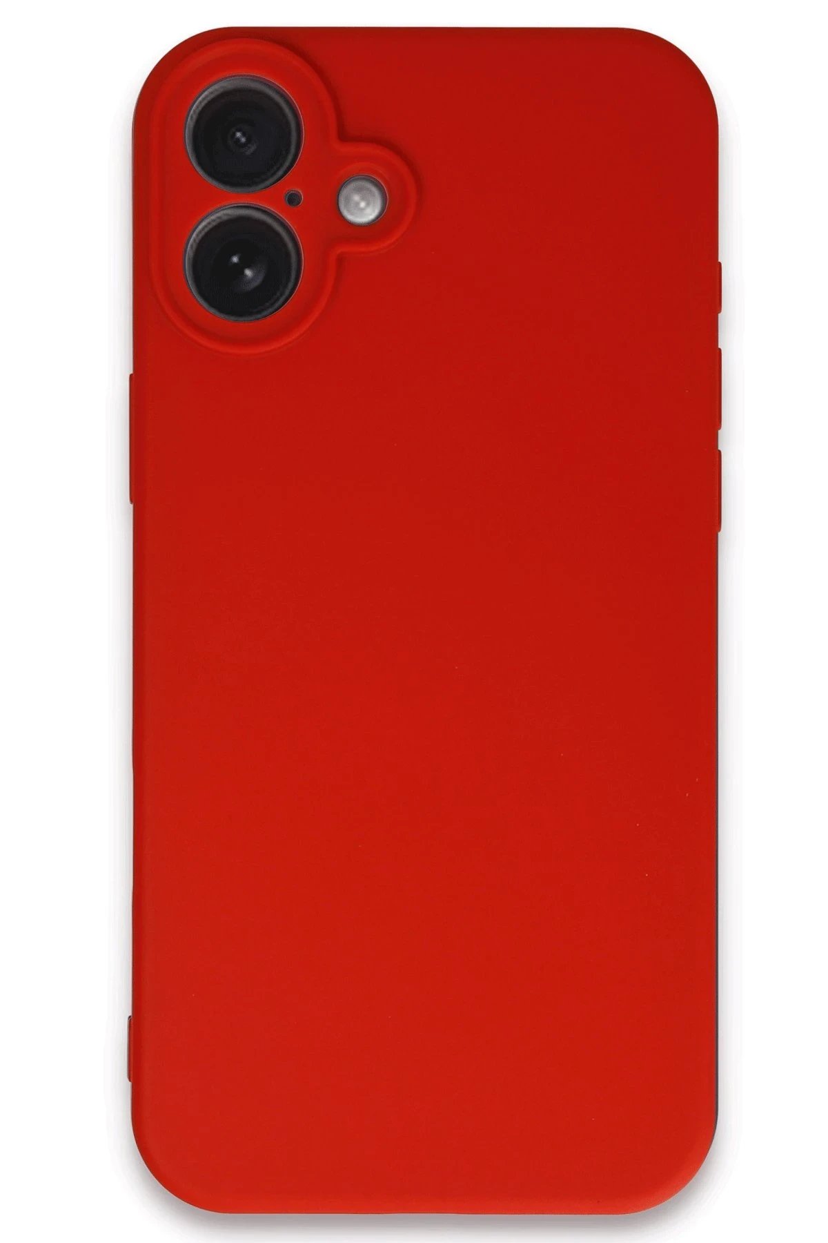 Newface iPhone 16 Kılıf First Silikon - Kırmızı