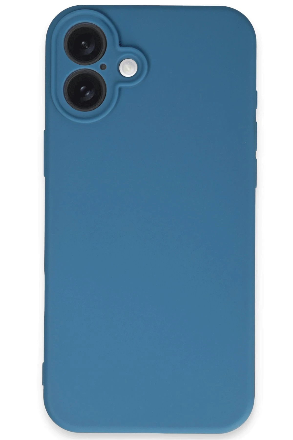 Newface iPhone 16 Plus Kılıf First Silikon - Mavi