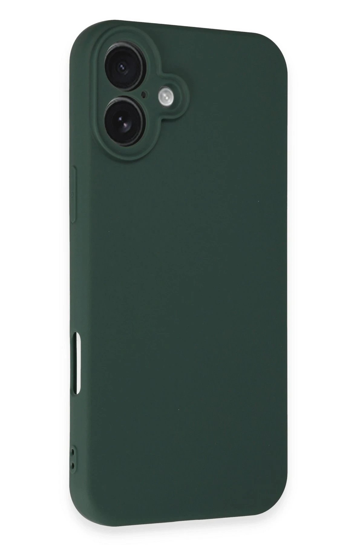 Newface iPhone 16 Plus Kılıf First Silikon - Koyu Yeşil