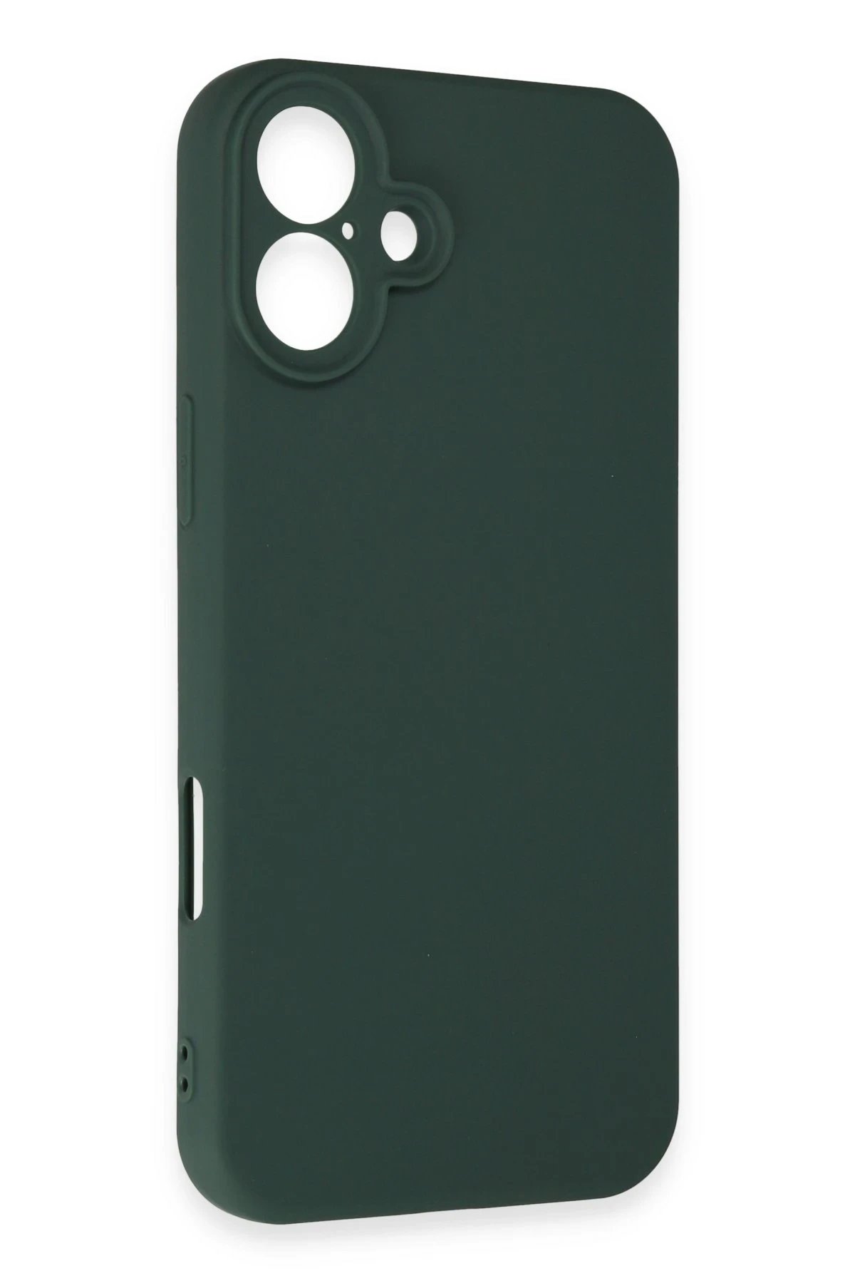 Newface iPhone 16 Plus Kılıf First Silikon - Koyu Yeşil