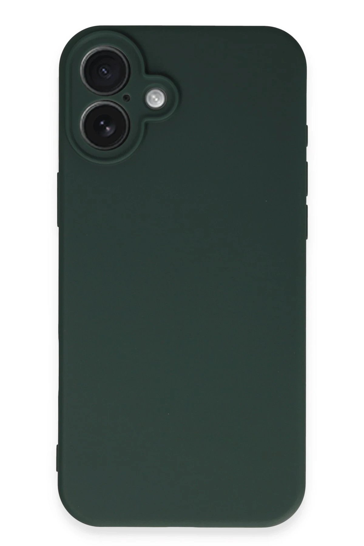 Newface iPhone 16 Plus Kılıf First Silikon - Koyu Yeşil