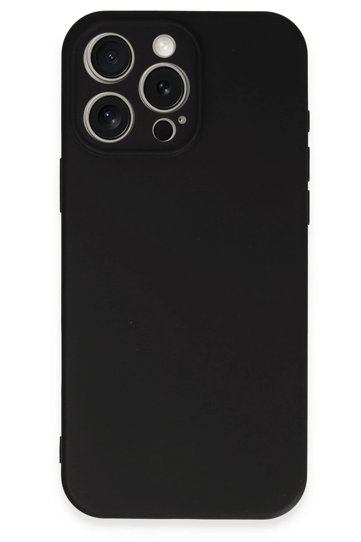 Newface iPhone 16 Pro Kılıf First Silikon - Siyah