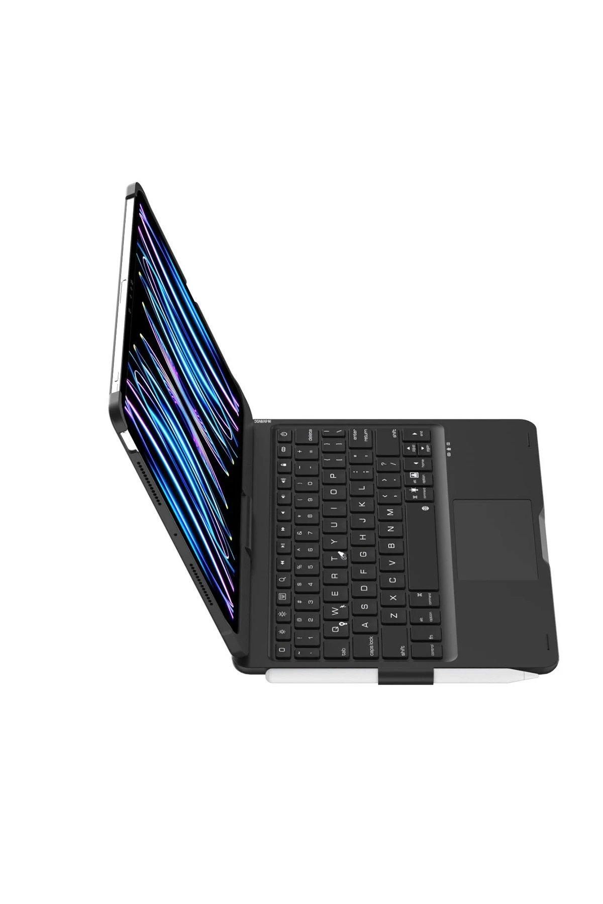 Newface iPad Pro 11 (2024) F11 ATS Kılıf Magic Dönen Klavyeli Tablet Kılıf - Siyah