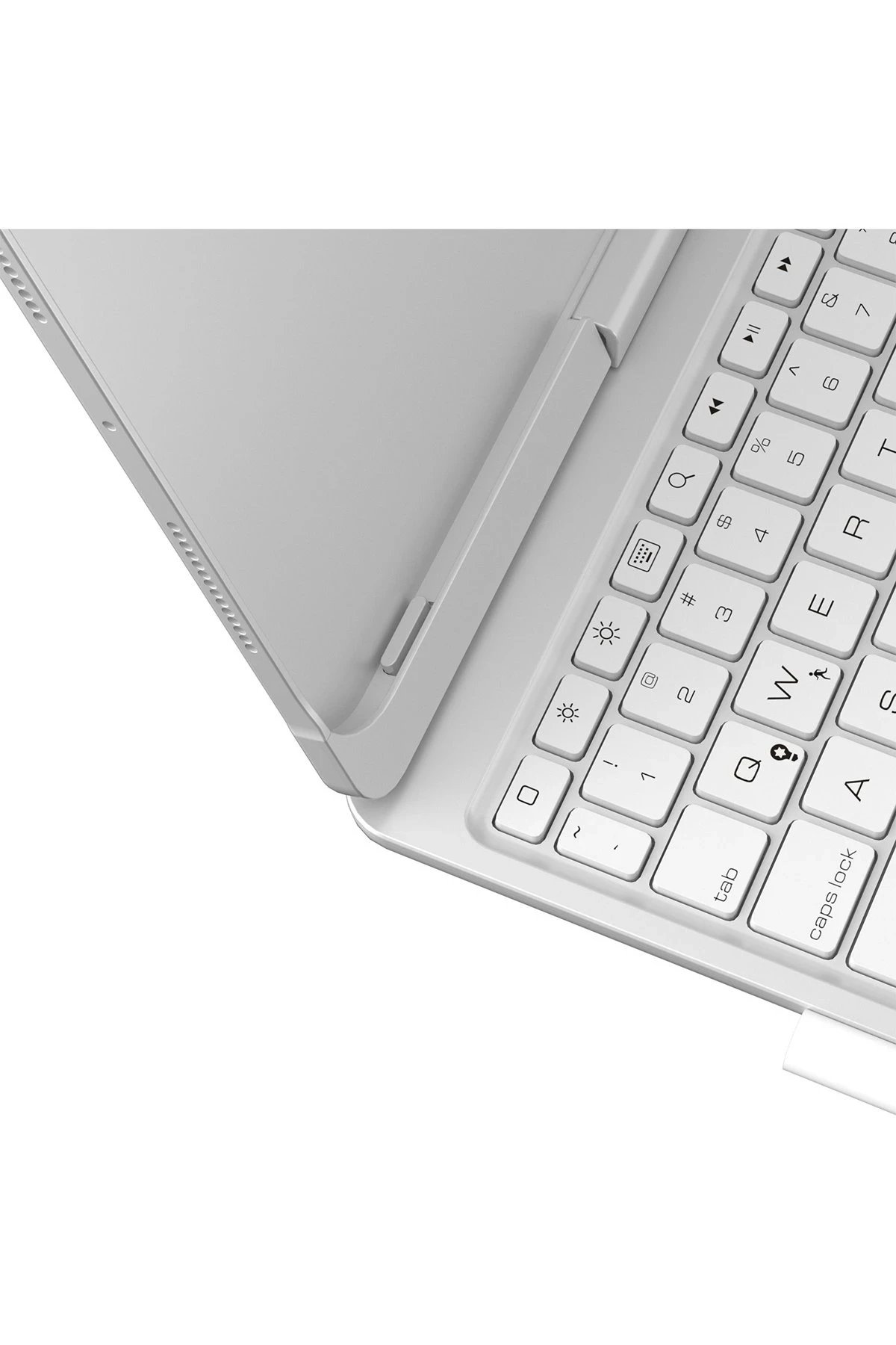 Newface iPad Pro 11 (2024) F11 ATS Kılıf Magic Dönen Klavyeli Tablet Kılıf - Gümüş