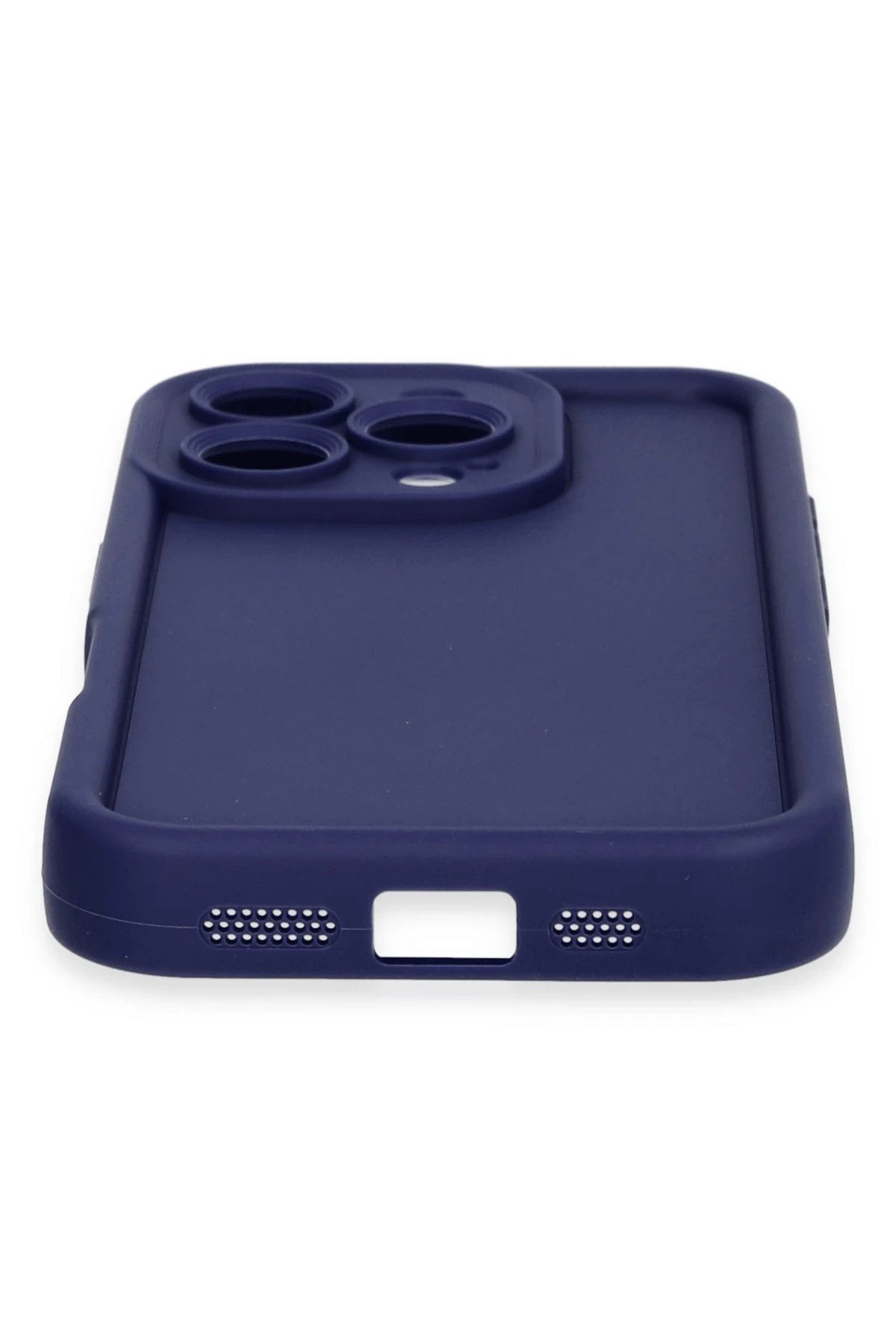 Newface iPhone 16 Pro Kılıf Viera Silikon - Lacivert