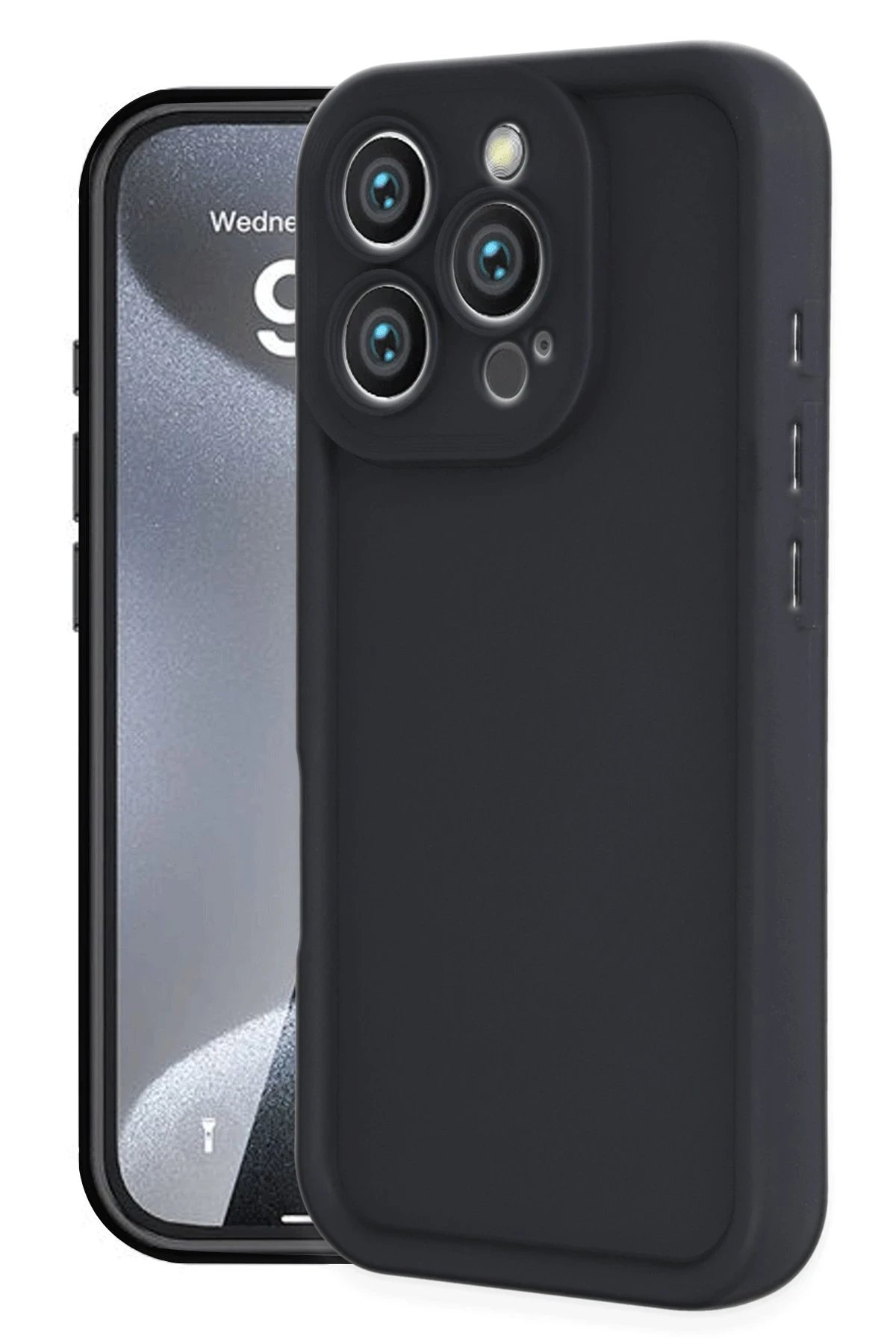 Newface iPhone 16 Pro Max Kılıf Viera Silikon - Siyah