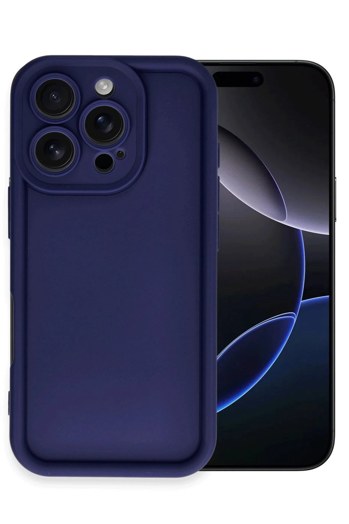 Newface iPhone 16 Pro Max Kılıf Viera Silikon - Lacivert