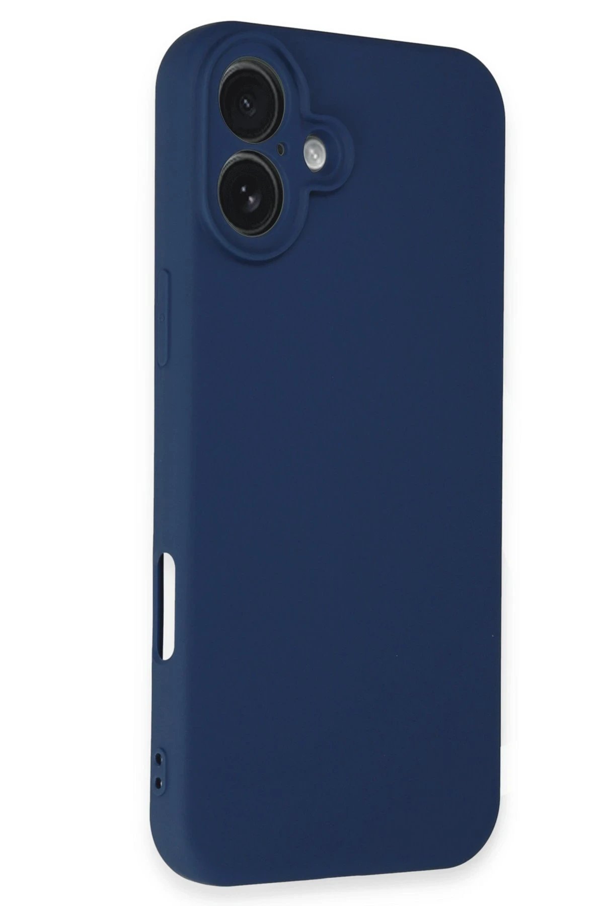 Newface iPhone 16 Plus Kılıf Nano içi Kadife Silikon - Lacivert