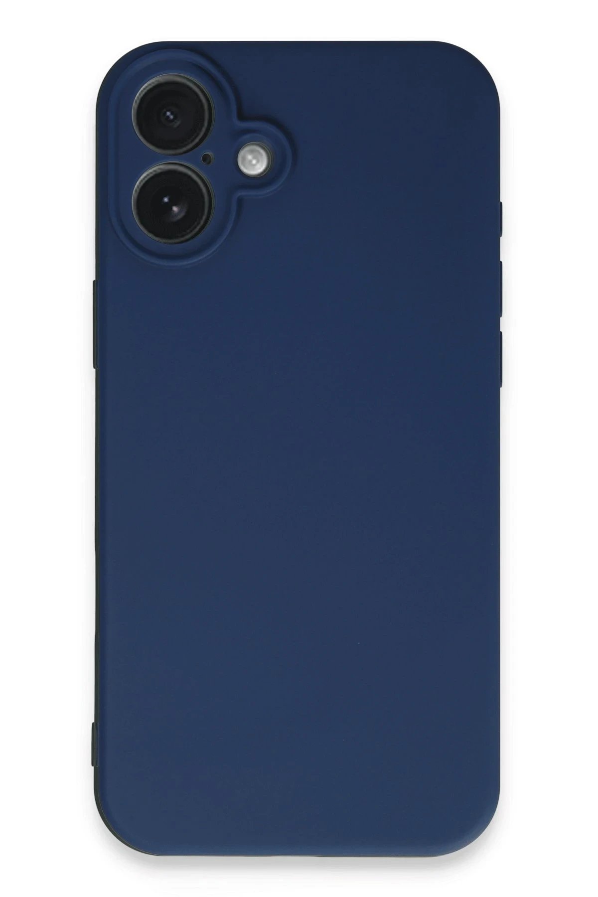 Newface iPhone 16 Plus Kılıf Nano içi Kadife Silikon - Lacivert