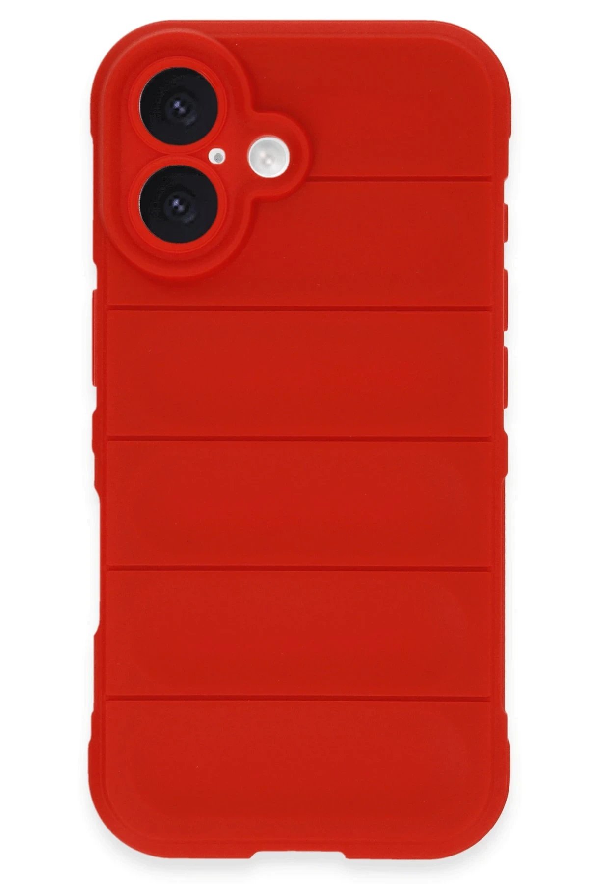 Newface iPhone 16 Kılıf Optimum Silikon - Kırmızı