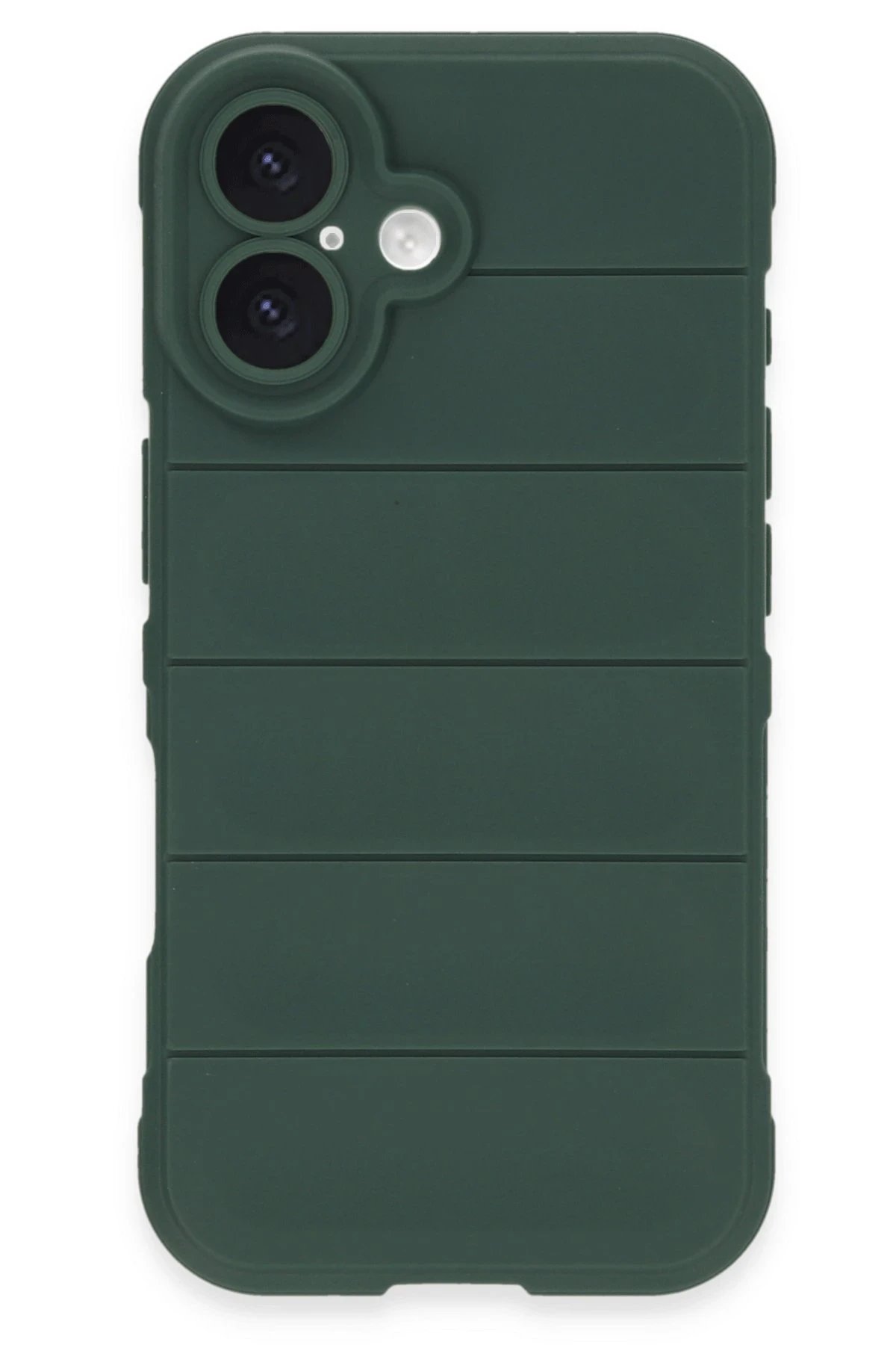 Newface iPhone 16 Plus Kılıf Optimum Silikon - Koyu Yeşil