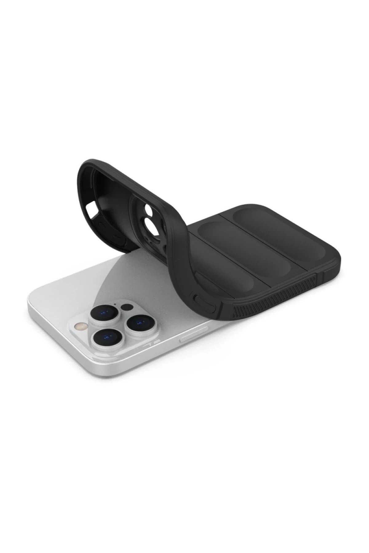 Newface iPhone 16 Pro Max Kılıf Optimum Silikon - Siyah