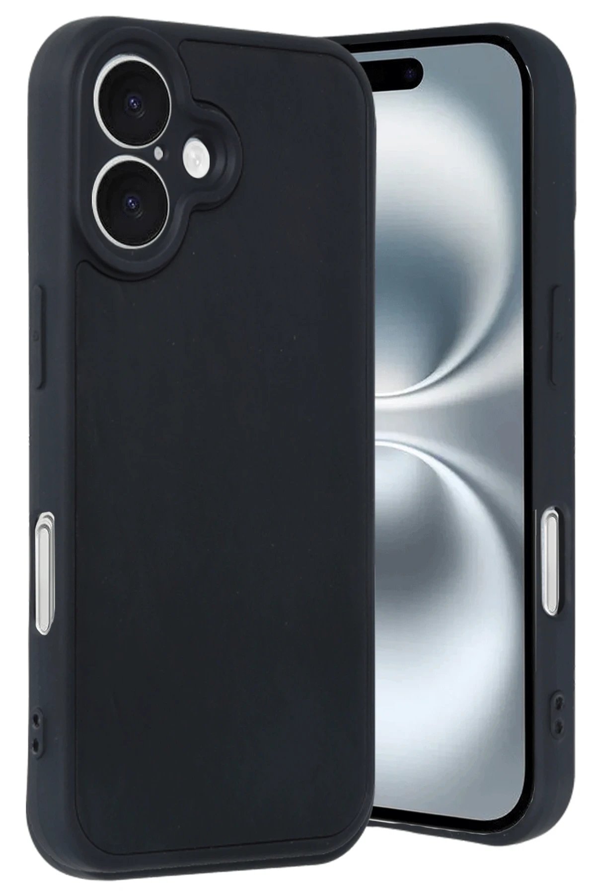 Newface iPhone 16 Kılıf Aras Deri Kapak - Siyah