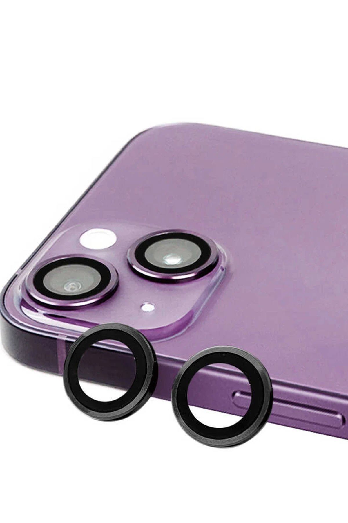 Newface iPhone 15 Raze Metal Kamera Lens - Siyah