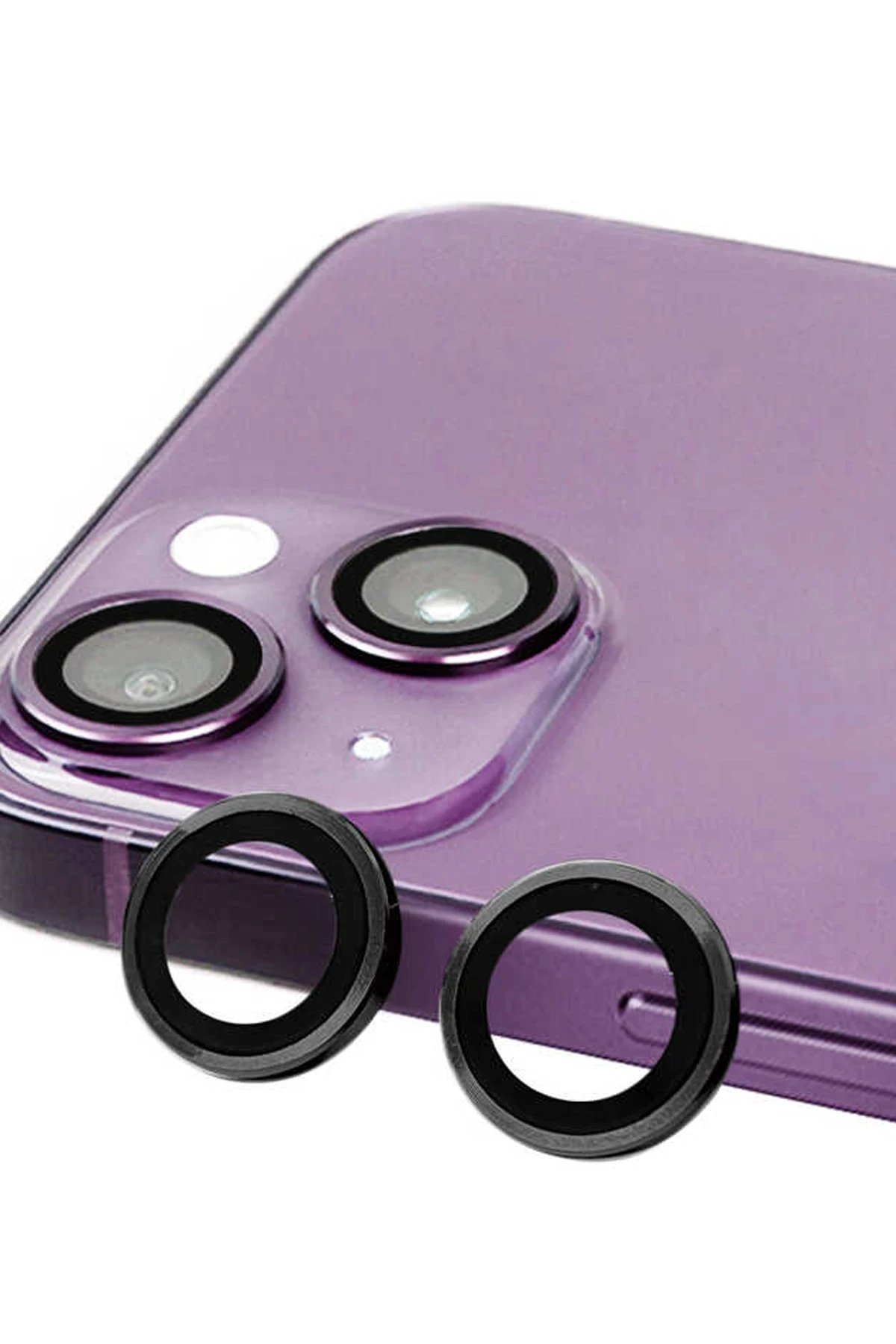 Newface iPhone 14 Plus Raze Metal Kamera Lens - Siyah