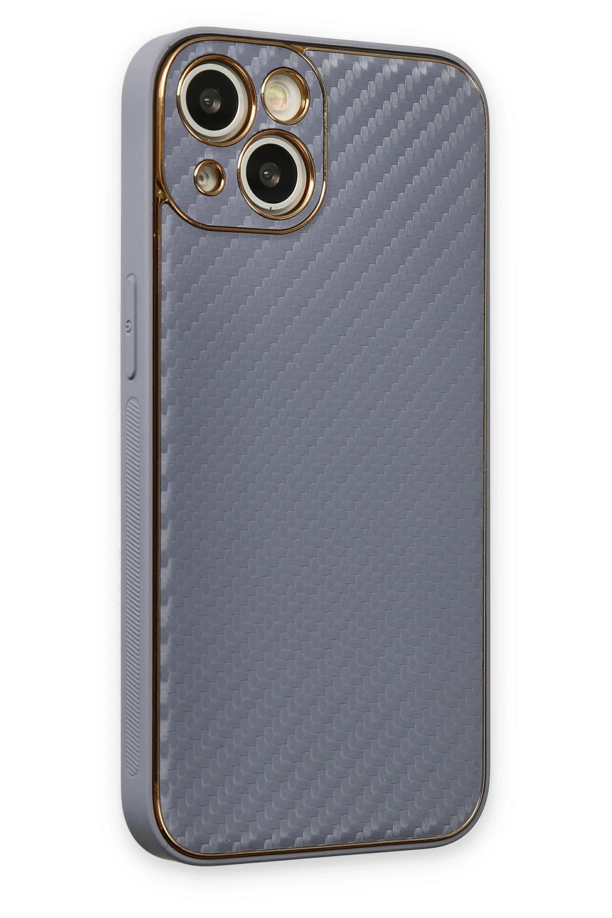 Newface iPhone 13 Kılıf Coco Karbon Silikon - Gri