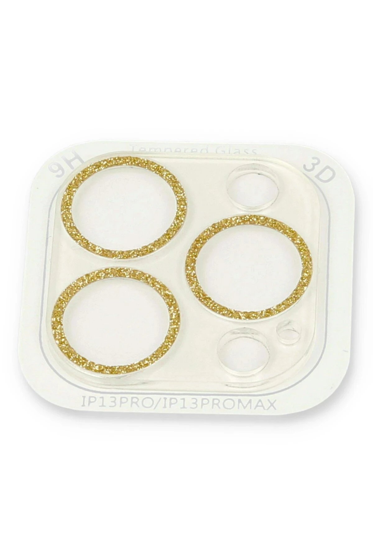 Newface iPhone 13 Pro Shine Kamera Lens Koruma Cam - Gold