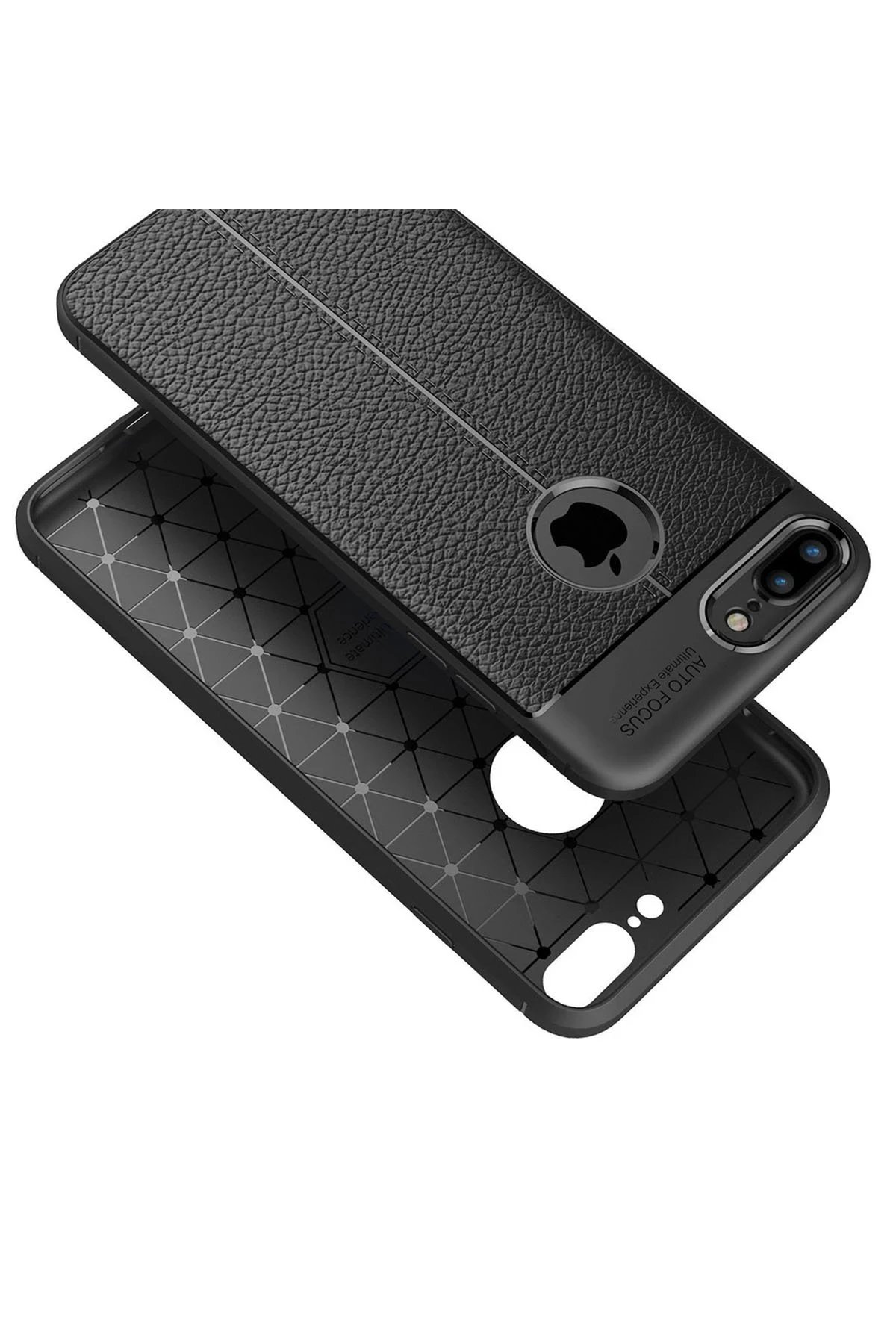 Newface iPhone 7 Plus Kılıf Auto Focus Kapak - Kırmızı