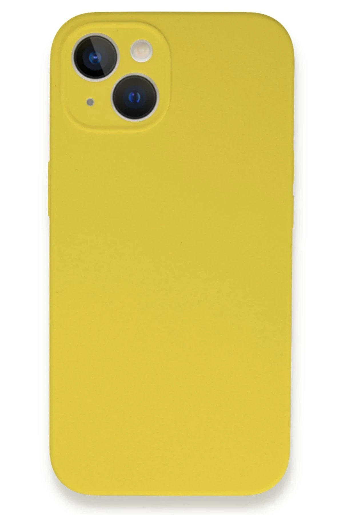 Newface iPhone 13 Mini Kılıf Lansman Legant Silikon - Sarı